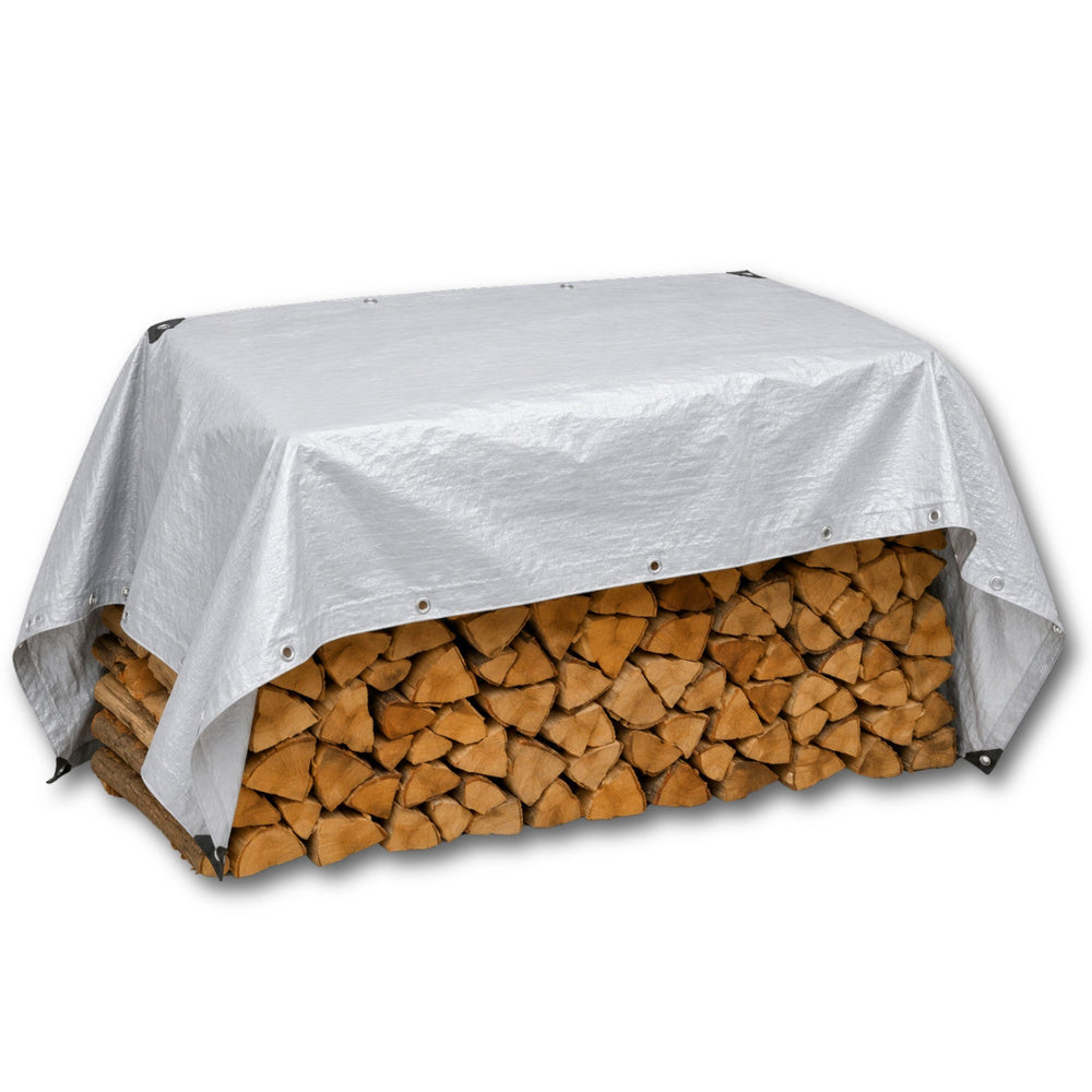 Plachta nepromokavá ochranná šedá 2×4 m