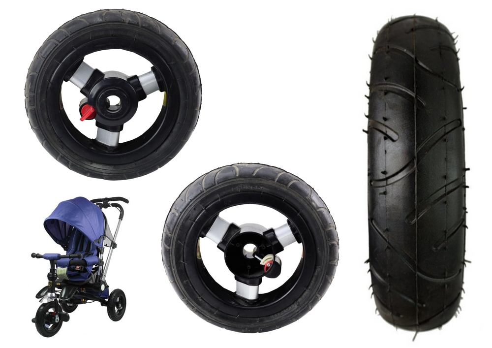 Plastové kolo s gumovou pneumatikou – přední PRO 700 30x8cm