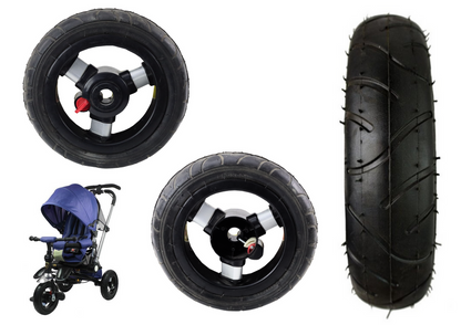 Plastové kolo s gumovou pneumatikou – přední PRO 700 30x8cm
