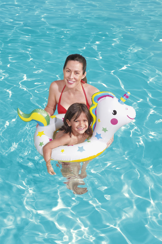 Plavací kruh jednorožec 79x58 cm – pro děti 3 6 let | Bestway