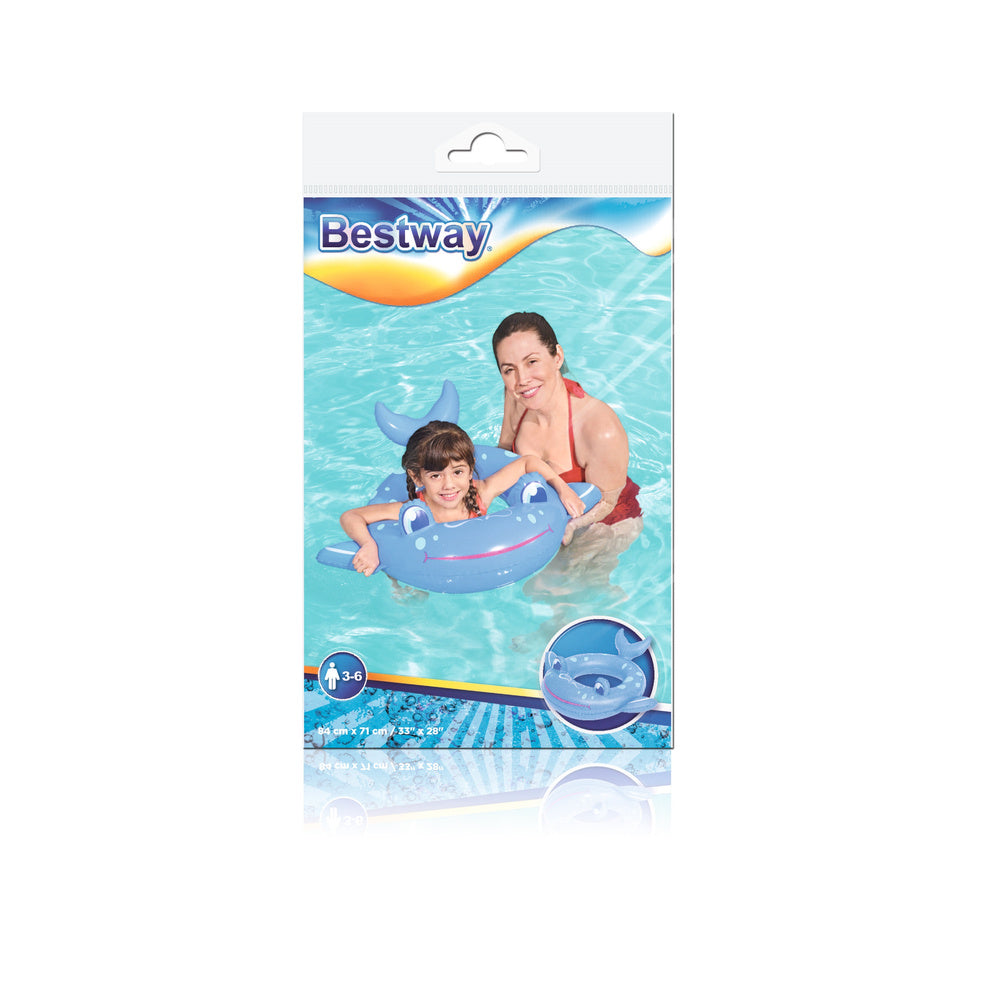 Plavací kruh velryba 84x71 cm – pro děti 3 6 let | Bestway