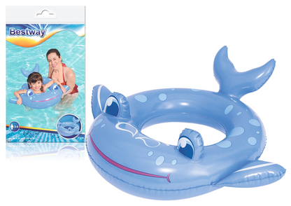 Plavací kruh velryba 84x71 cm – pro děti 3 6 let | Bestway