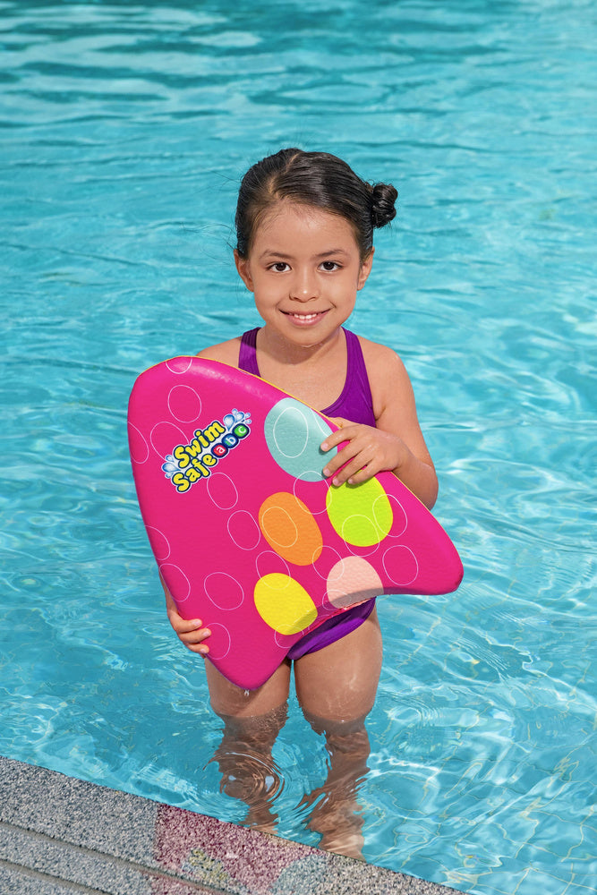 Plavecká deska pro děti 42x32 cm růžová – Bestway 32155