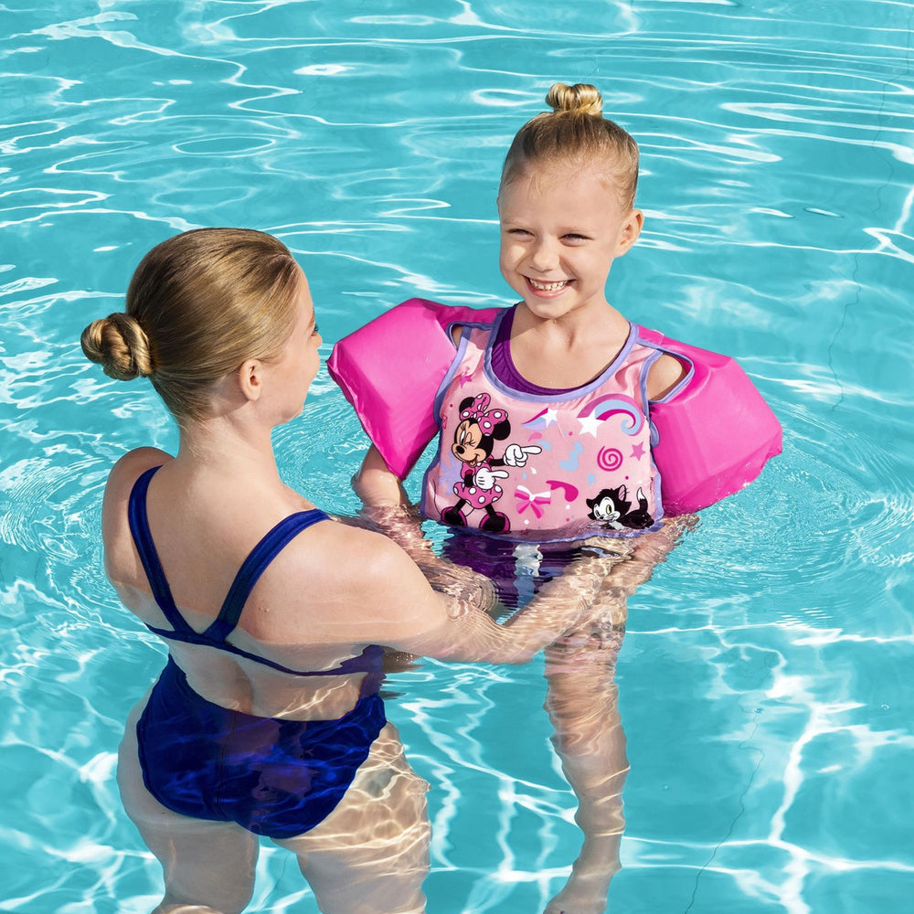 Plavecká vesta Minnie Mouse růžová pro děti – Bestway