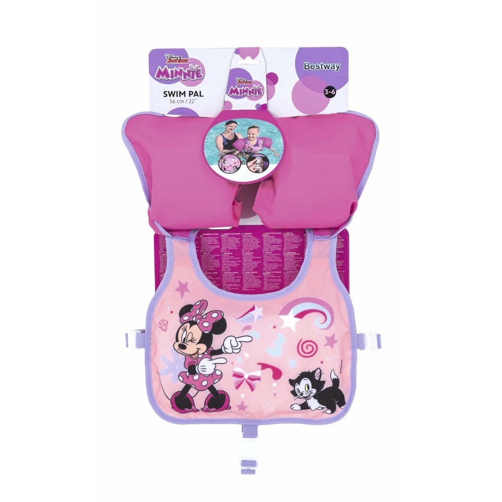 Plavecká vesta Minnie Mouse růžová pro děti – Bestway