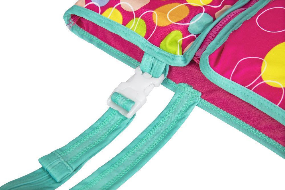 Plavecká vesta pro děti růžová 51 cm – s pěnovými vložkami | Bestway