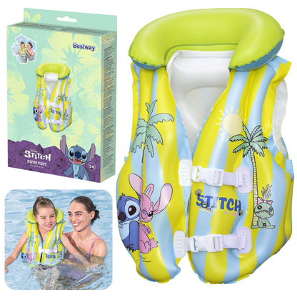 Plavecká vesta pro děti s motivem Disney Stitch – Bestway