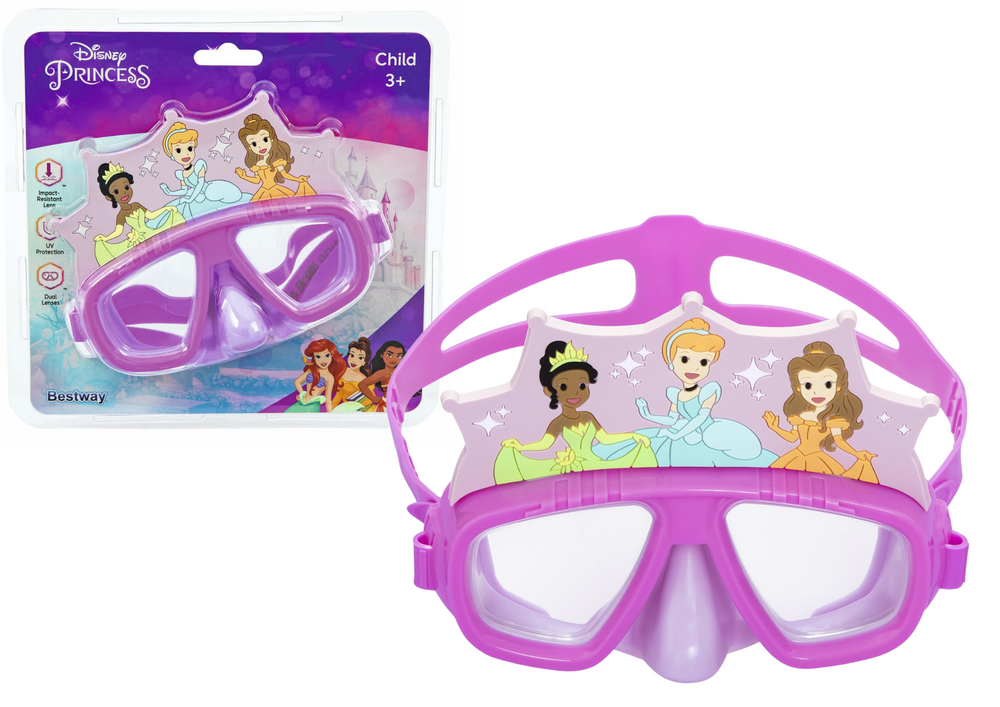 Plavecké brýle Disney růžové s princeznami – Bestway