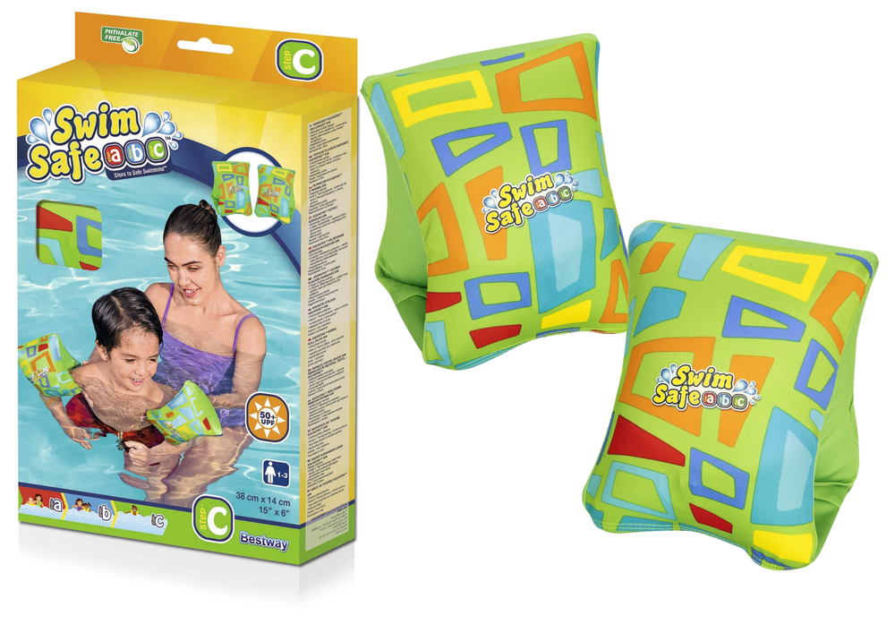 Plavecké rukávky pro děti zelené s lamou S/M | Bestway