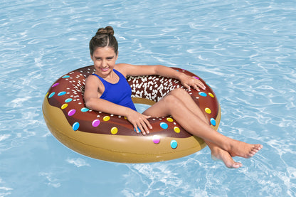 Plavecký kruh Donut hnědý 107 cm – Bestway 36118