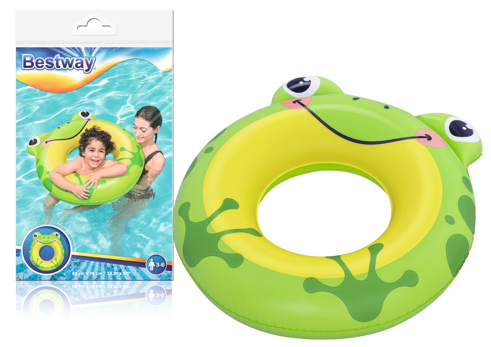 Plavecký kruh Žabka 79 x 85 cm – Bestway
