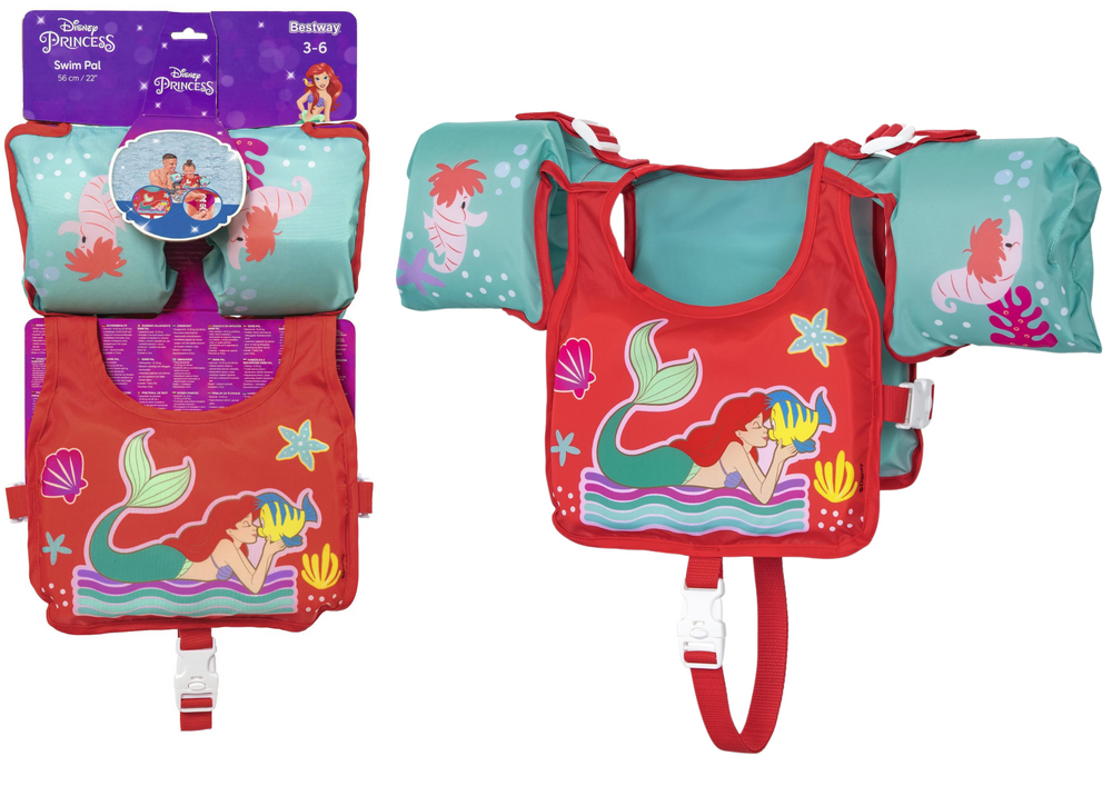 Plovací vesta Disney Princess Mermaid – Bestway