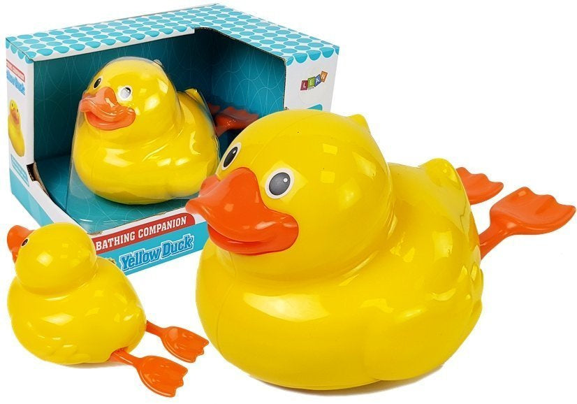 Plovoucí kačenka do koupele na baterie 18 cm žlutá