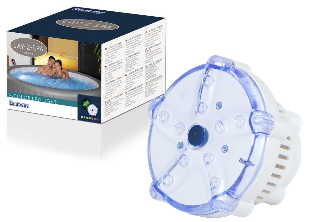 Plovoucí LED světlo do vířivky 7 barev – Bestway Lay Z Spa