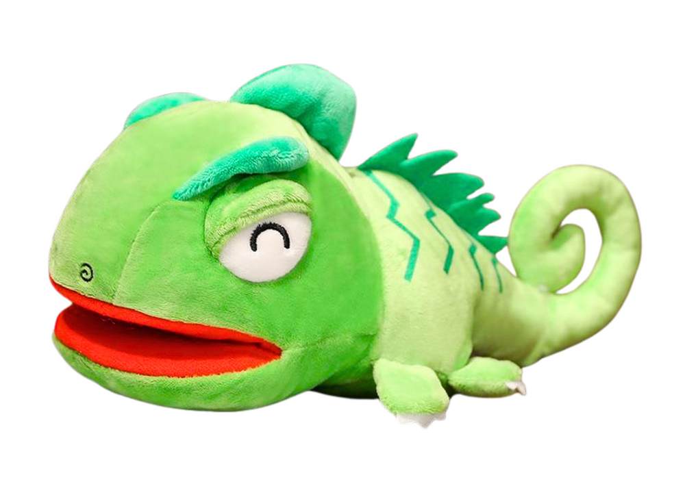 Plyšová maňásek drak 30 cm zelený