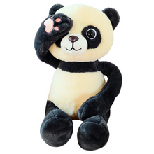 Plyšová panda s magnety v tlapkách – 23cm bílo černá