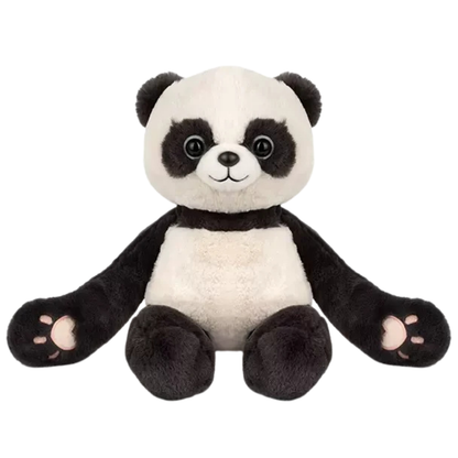 Plyšová panda s magnety v tlapkách – 23cm bílo černá