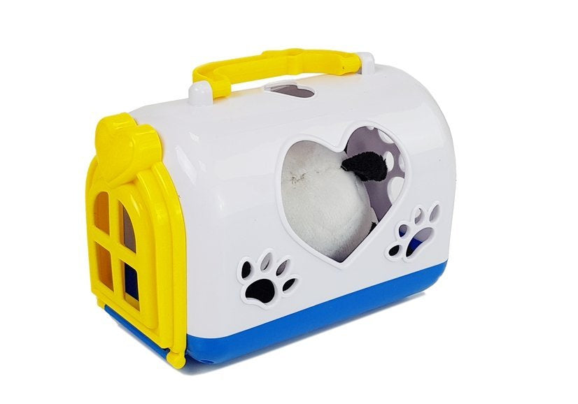 Plyšová panda s přepravním boxem maskot pro děti