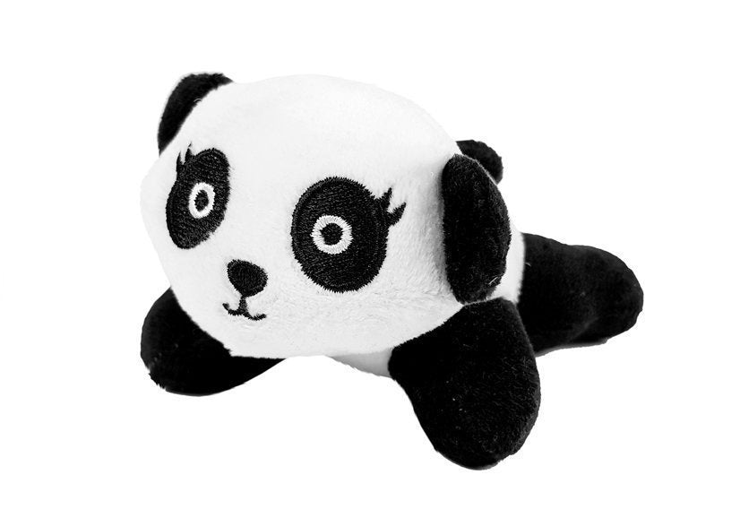 Plyšová panda s přepravním boxem maskot pro děti