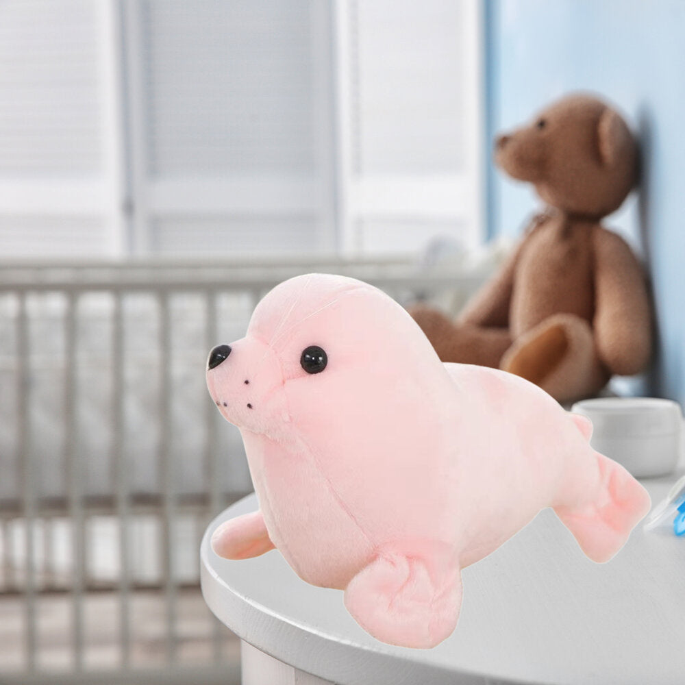 Plyšová tuleň maskot přítulanka 24 cm růžová