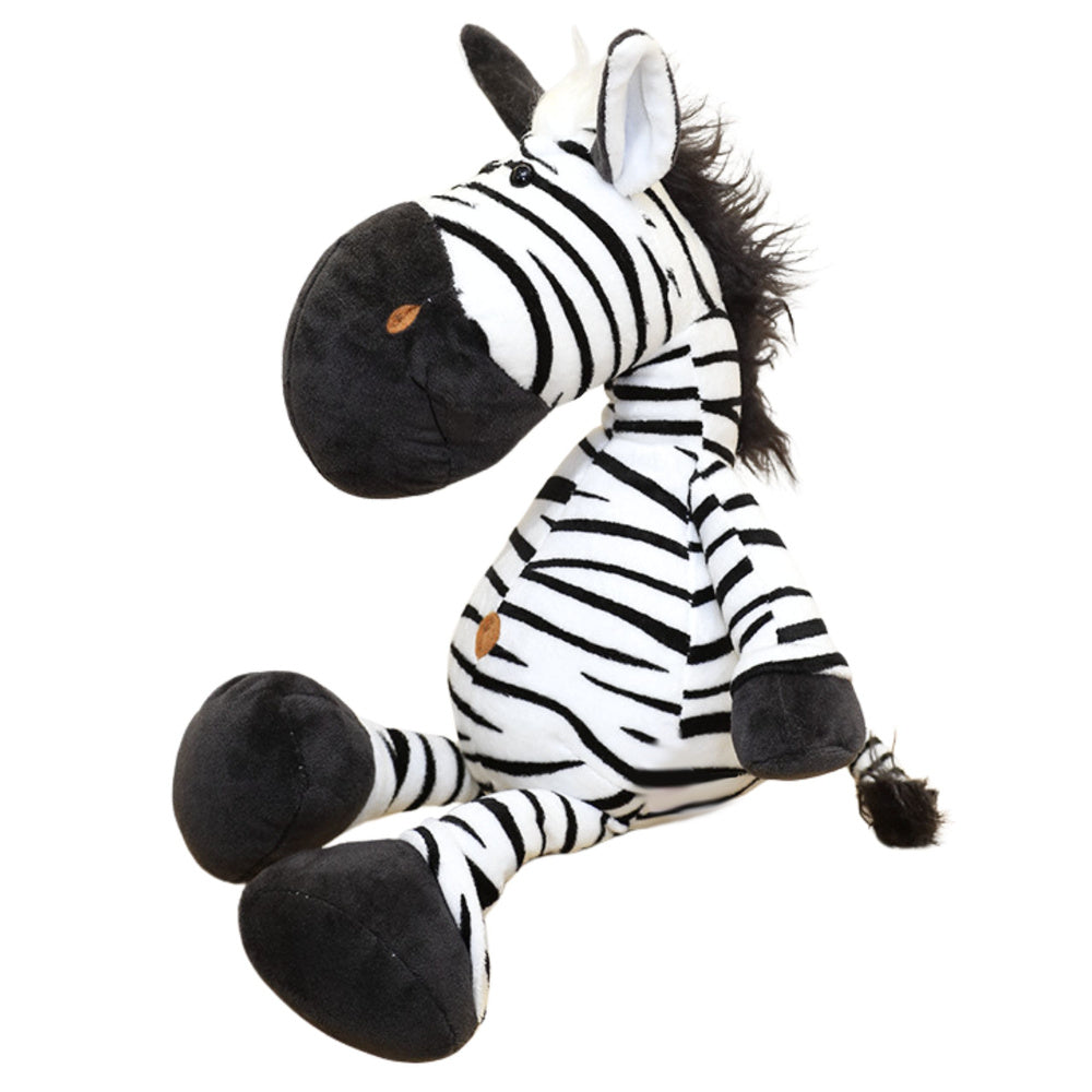 Plyšová zebra mazlíček – bielo čierna 25cm | hračka