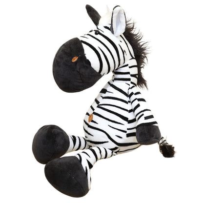 Plyšová zebra mazlíček – bielo čierna 25cm | hračka