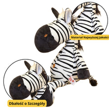 Plyšová zebra mazlíček – bielo čierna 25cm | hračka