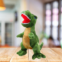 Plyšový dinosaurus s texturou kůže zelený 45cm