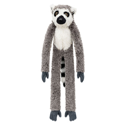 Plyšový lemur přítulka se suchým zipem k zavěšení 35 cm