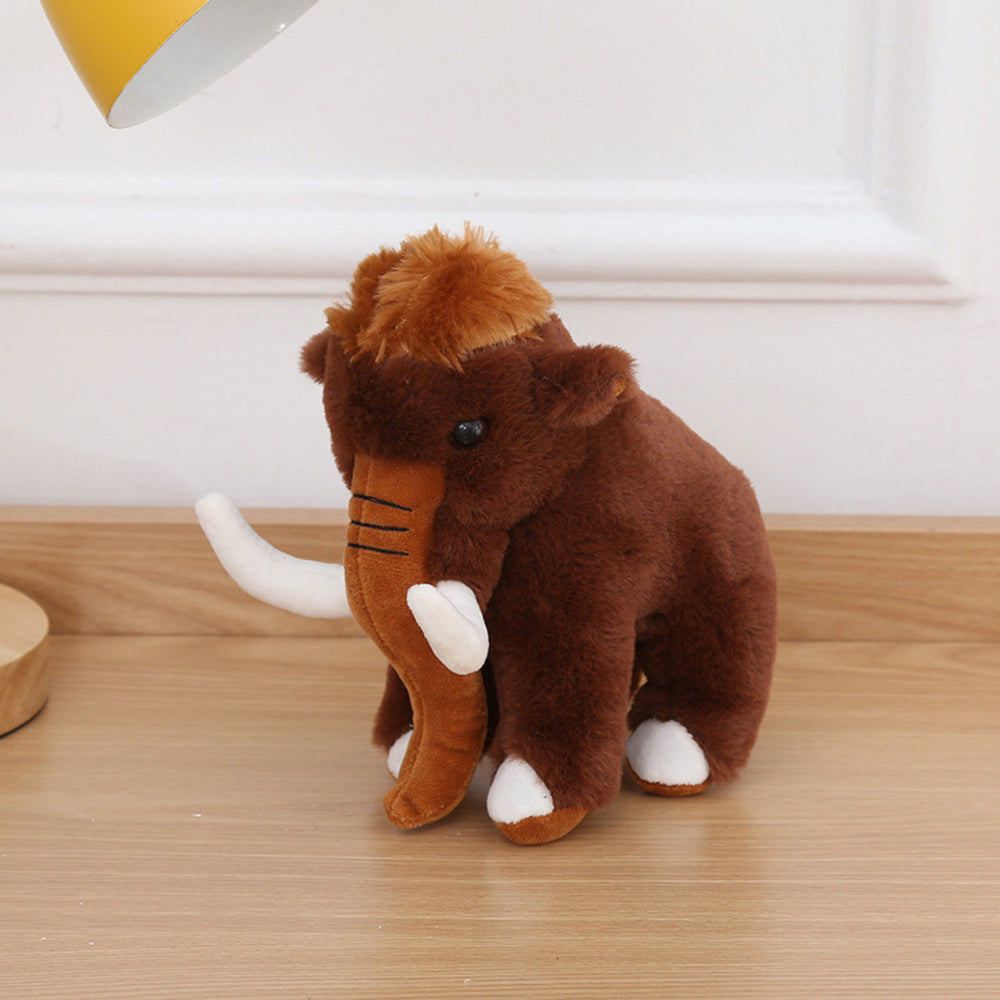 Plyšový mamut přítulka hnědý 20cm – plyšová hračka