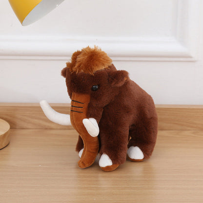 Plyšový mamut přítulka hnědý 20cm – plyšová hračka