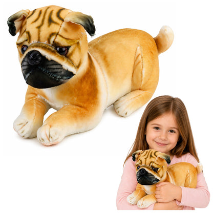 Plyšový mops - měkká přytulanka 25 cm