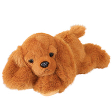 Plyšový pejsek Cocker Spaniel – hnědý 30cm s obtíženými tlapkami