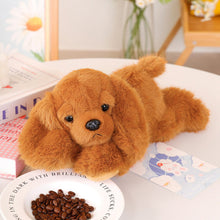 Plyšový pejsek Cocker Spaniel – hnědý 30cm s obtíženými tlapkami