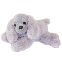 Plyšový pejsek Cocker Spaniel – šedý 30cm s obtíženými tlapkami