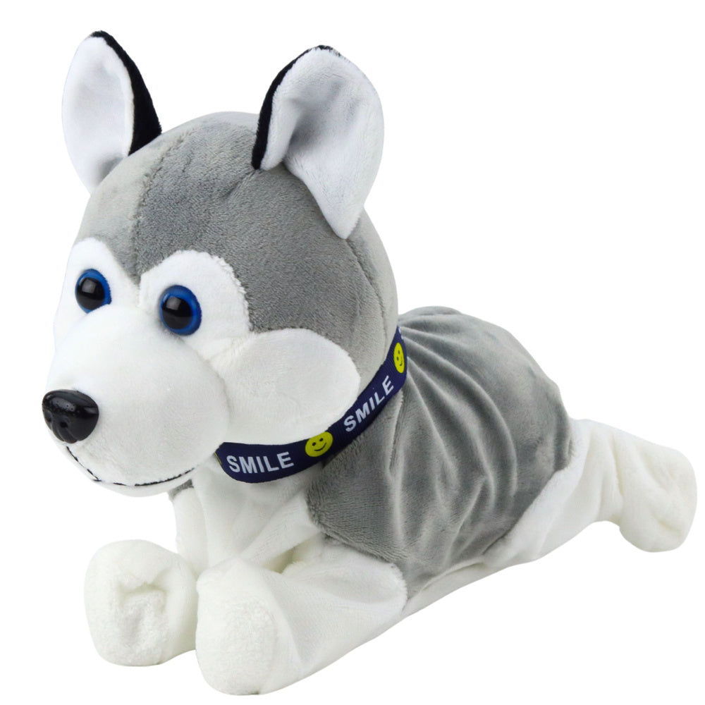 Plyšový pes interaktivní husky – se zvuky a pohybem