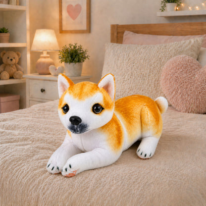 Plyšový pes Shiba Inu 25 cm – měkká přytulanka