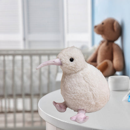 Plyšový ptak kiwi maskot přítulanka 17 cm bílý