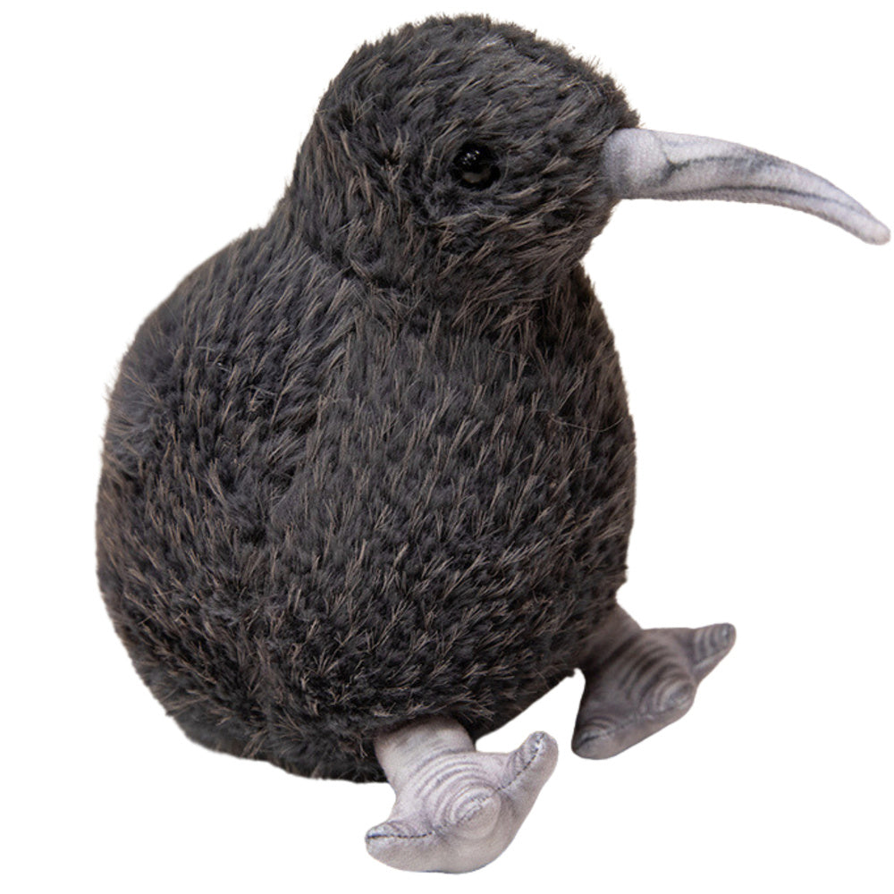 Plyšový ptak kiwi maskot přítulanka 17 cm černý