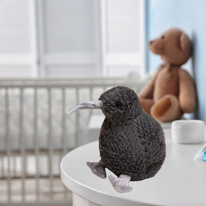 Plyšový ptak kiwi maskot přítulanka 17 cm černý