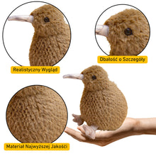 Plyšový ptak kiwi maskot přítulanka 17 cm světle hnědý
