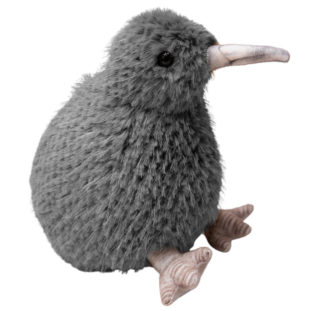 Plyšový ptak kiwi maskot přítulanka 21 cm šedý