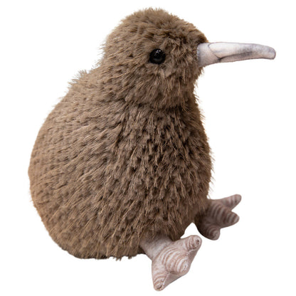 Plyšový ptak kiwi maskot – přítulanka 21 cm | tmavě hnědý