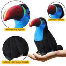 Plyšový tukan maskot přítulanka 30 cm modrý