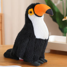 Plyšový tukan maskot přítulanka 35 cm bílý
