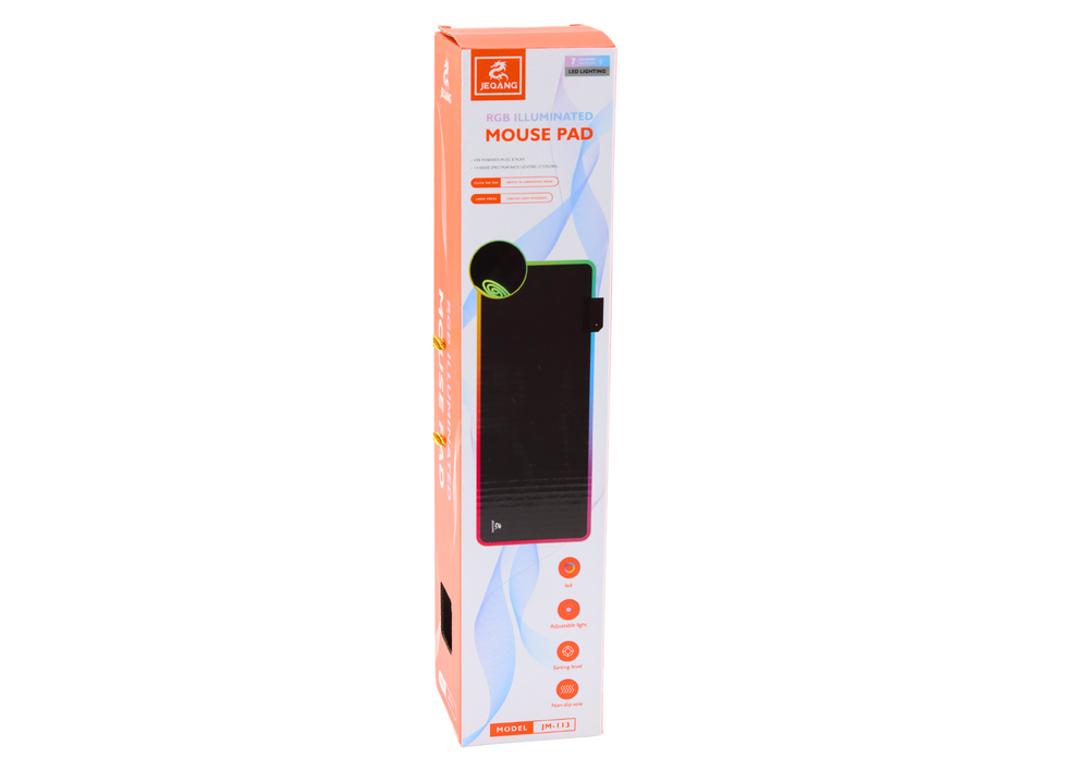 Podložka pod myš a klávesnici s LED osvětlením 80x30cm RGB