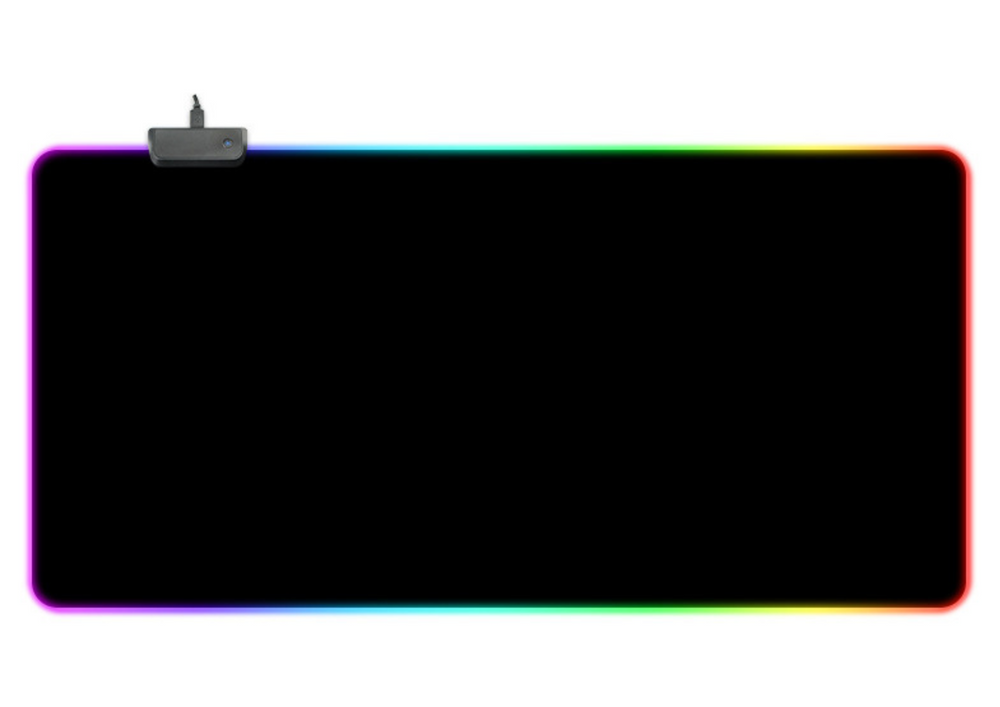 Podložka pod myš a klávesnici s LED osvětlením 90x40cm RGB