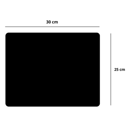 Podložka pod myš protiskluzová 30x25cm černá