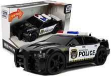 Policejní autíčko 1:20 s frikčním pohonem zvuky a světly černé