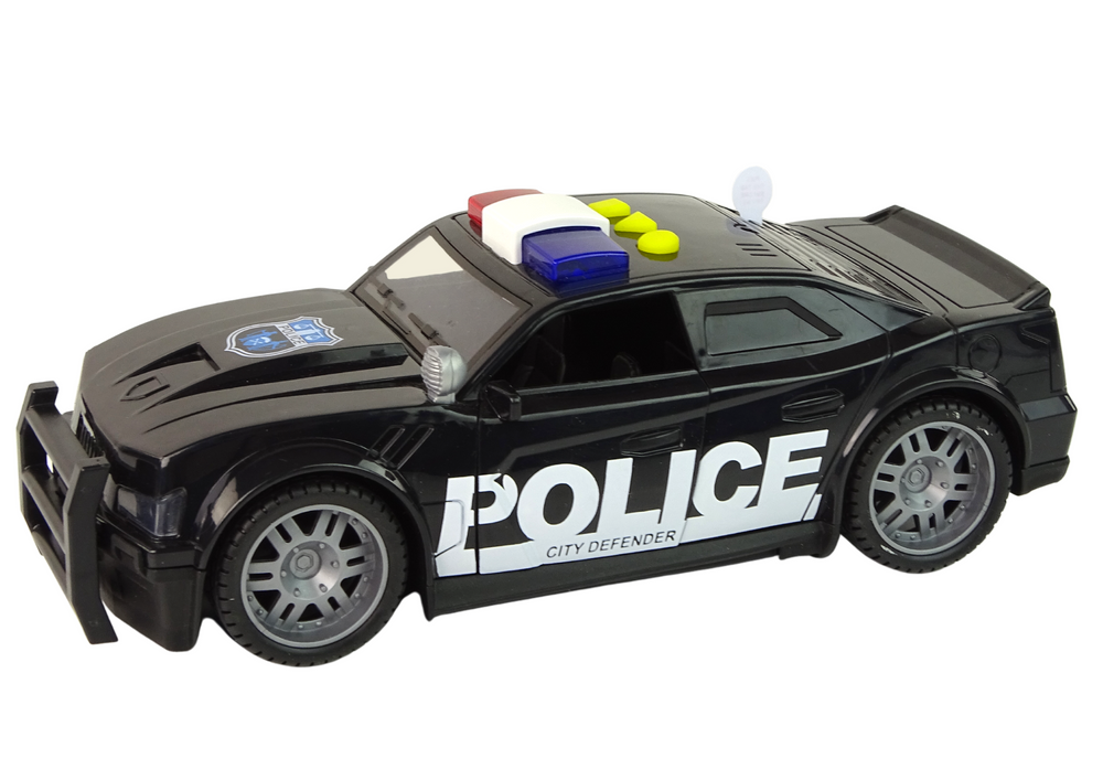 Policejní auto 1:14 – se světly a zvuky | černé